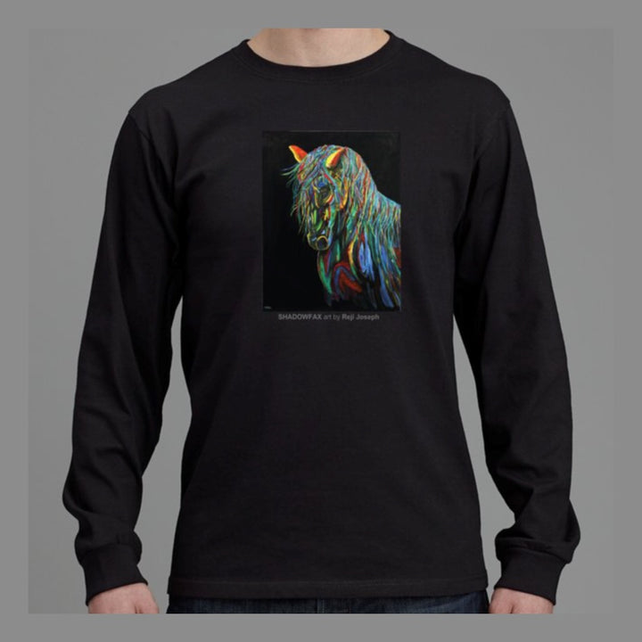 SHADOWFAX Art T Shirt Men Black Long