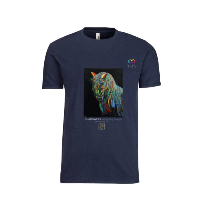 SHADOWFAX Art T Shirt Men Navy Blue