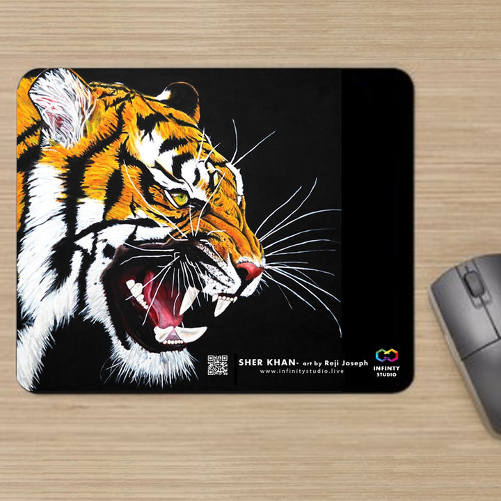 SHERE KHAN Art Mouse Pad