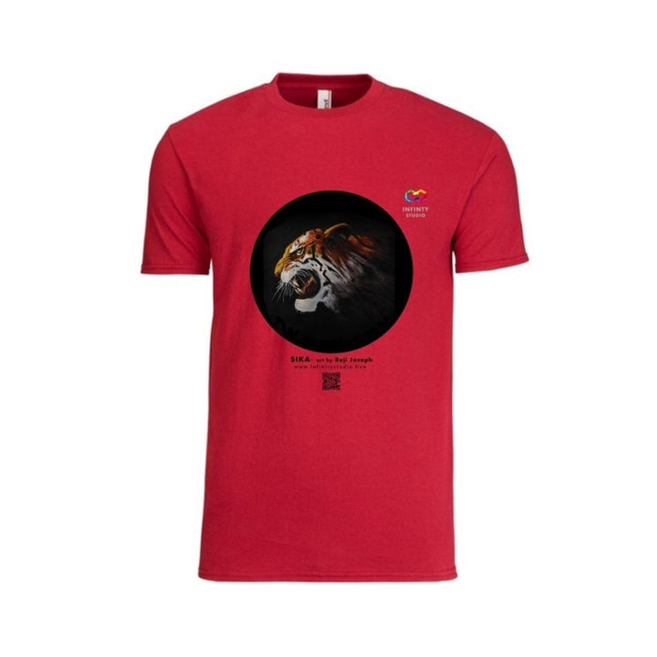 SIKA Art T Shirt Men Red