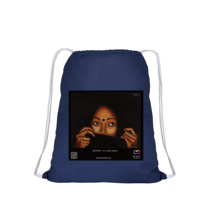 SILIGURI Art Drawstring Blue