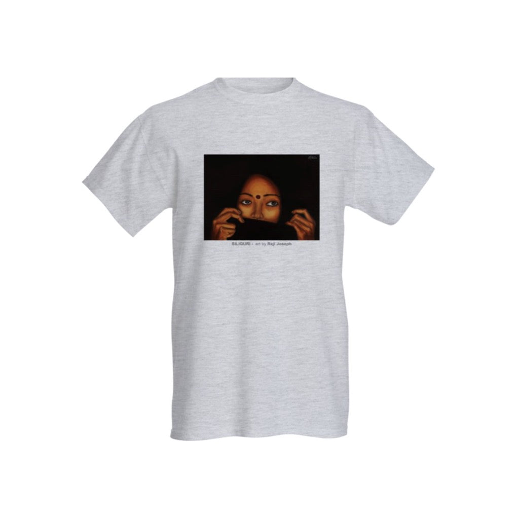 SILIGURI Art T Shirt Men Grey