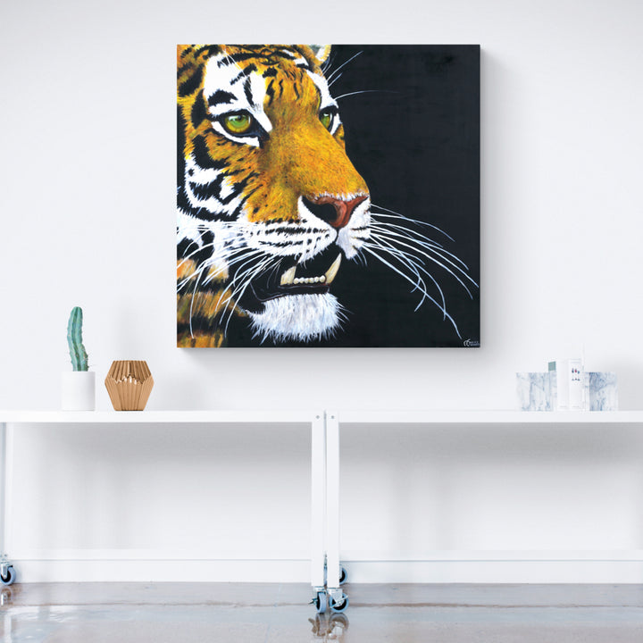 SABER TOOTH Canvas Print