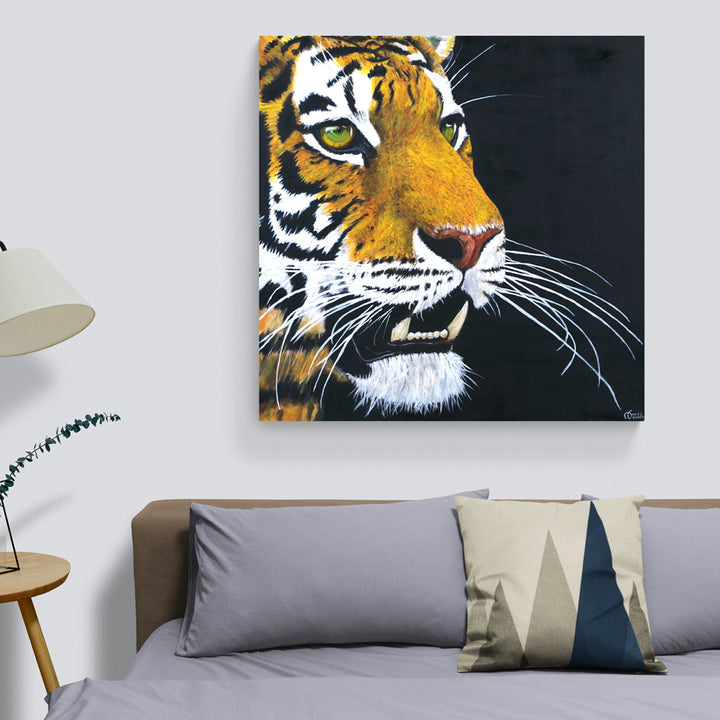 SABER TOOTH Canvas Print