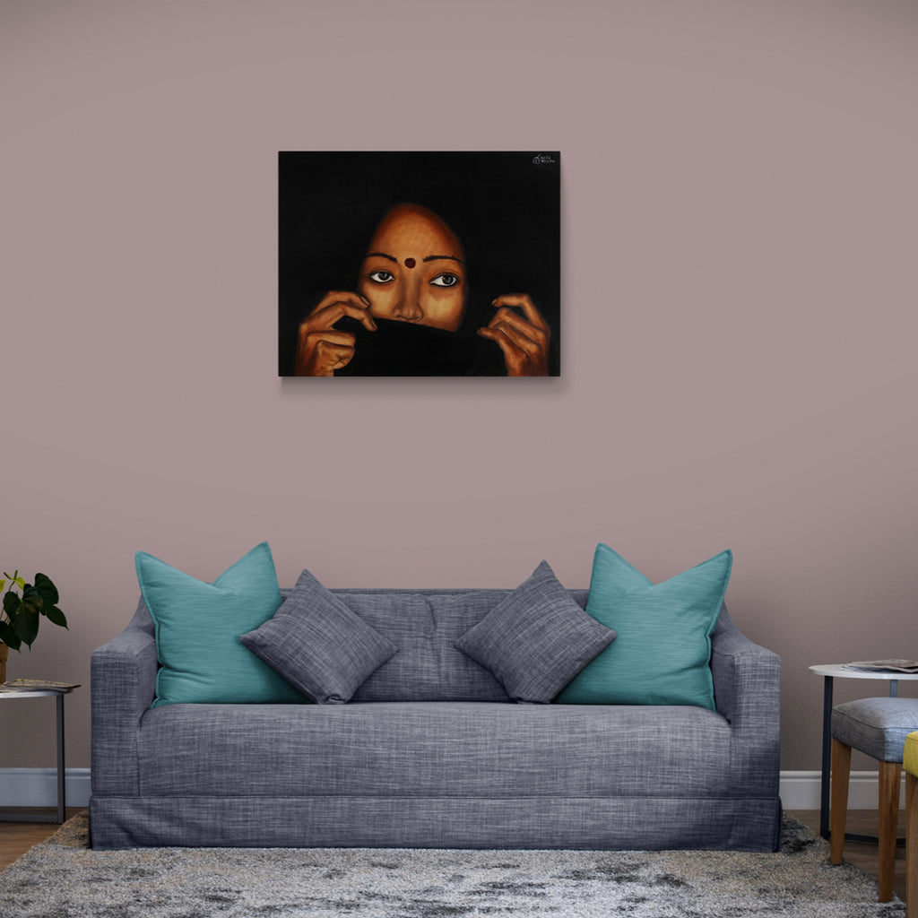 SILIGURI - Oil on Canvas - 39.37