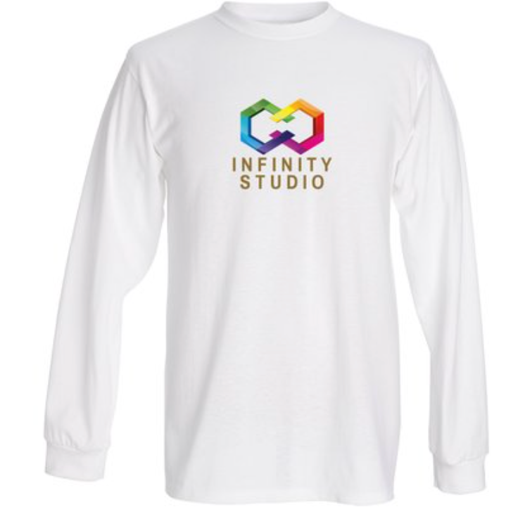STUDIO Art T Shirt Men White Long