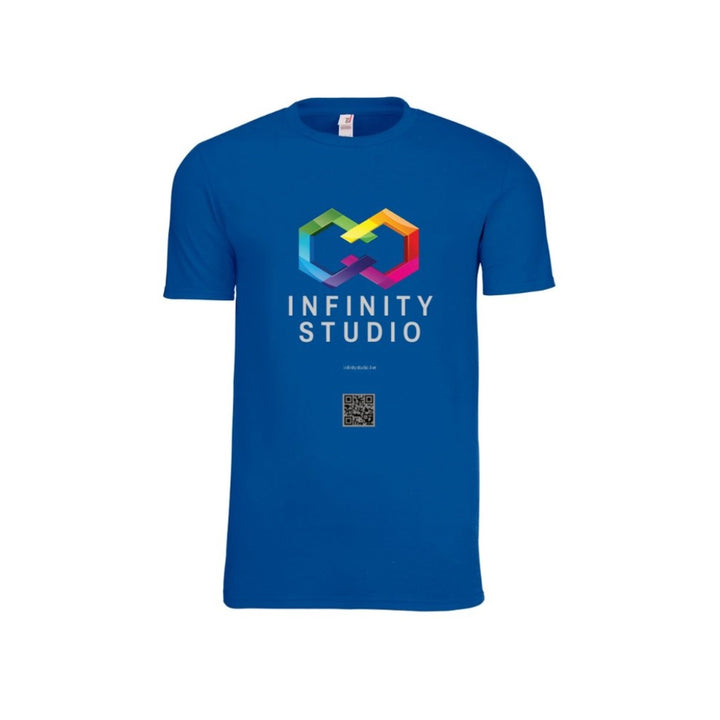 STUDIO Art T Shirt Men Blue