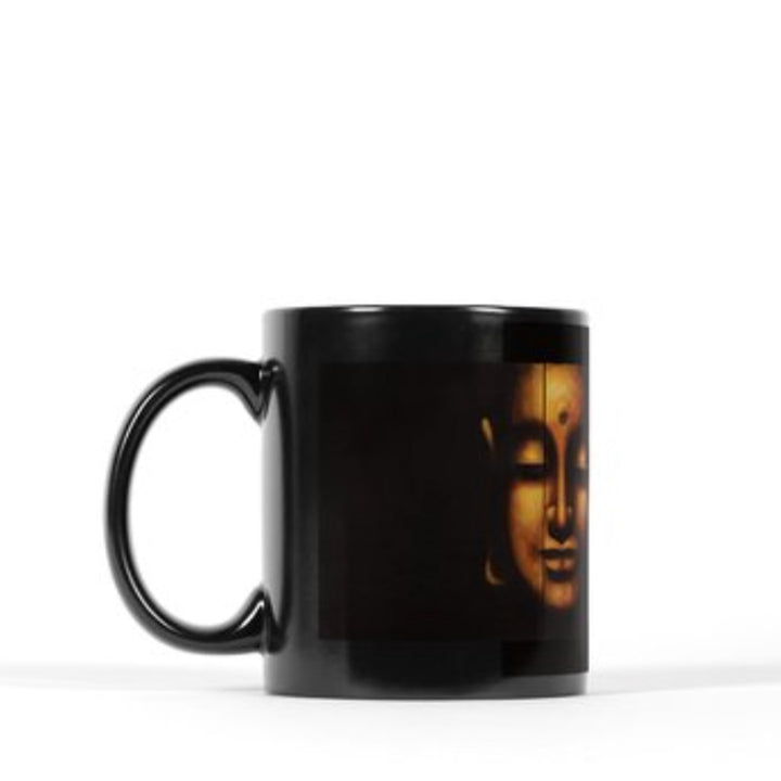 THE BUDDHA Art Coffee Mug Black