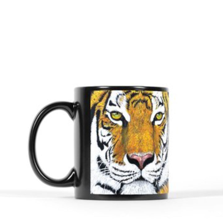 TIGER BABU Art Coffee Mug Black