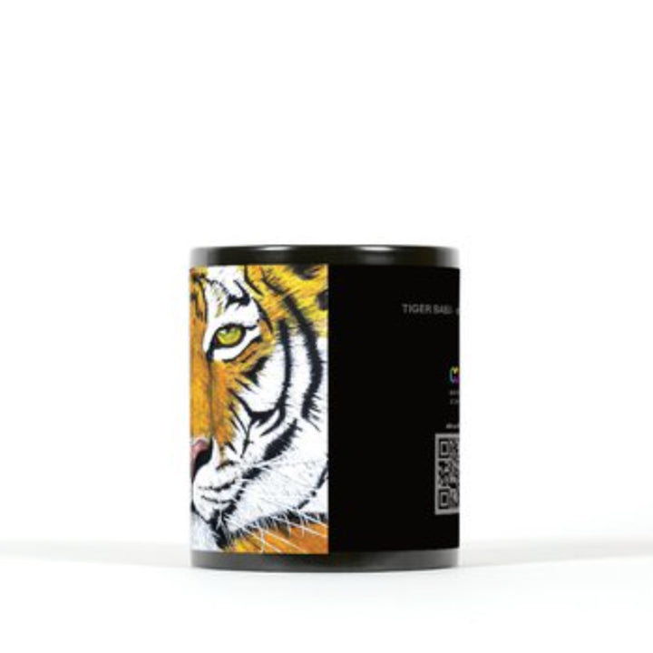 TIGER BABU Art Coffee Mug Black