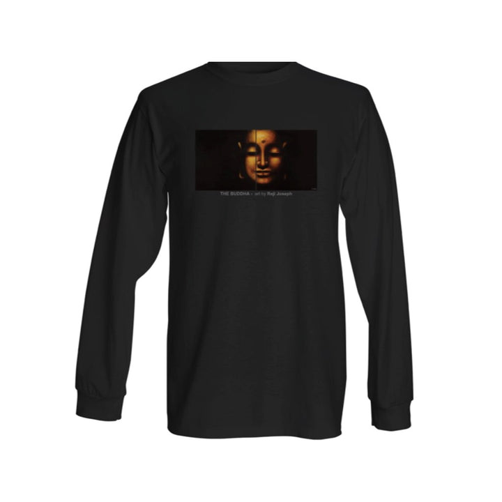 THE BUDDHA Art T Shirt Men Black Long