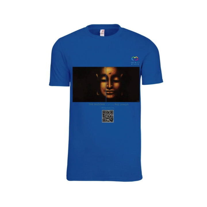 THE BUDDHA Art T Shirt Men Blue