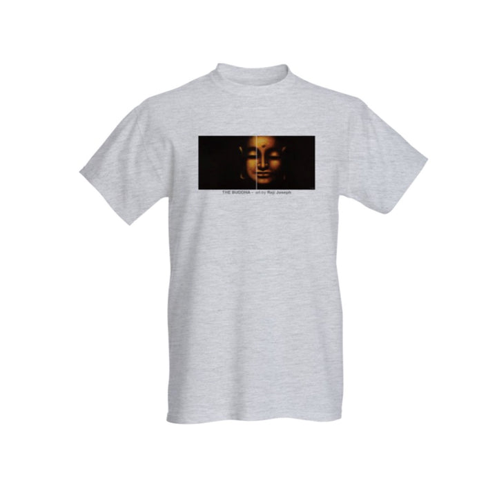 THE BUDDHA Art T Shirt Men Grey