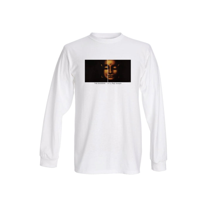 THE BUDDHA Art T Shirt Men White Long