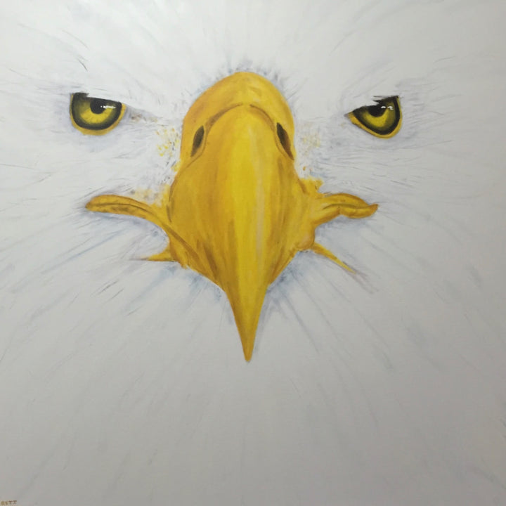 EAGLE SERIES - WAKIZA - Oil on Canvas - 39.37" X 39.37"