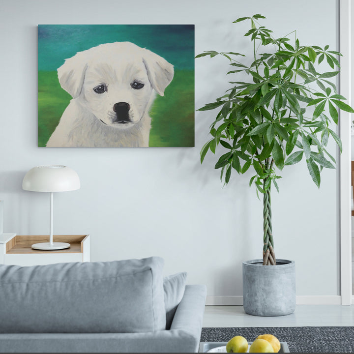 WHITE LAB Canvas Print