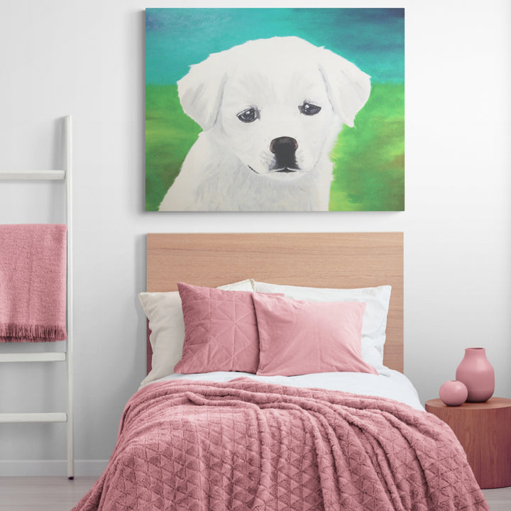 WHITE LAB Canvas Print