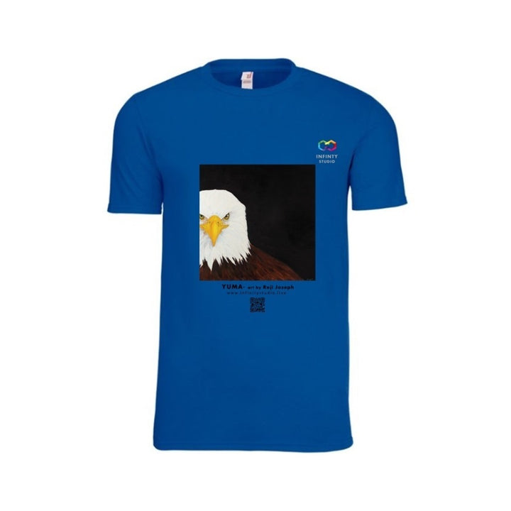 YUMA Art T Shirt Men Blue