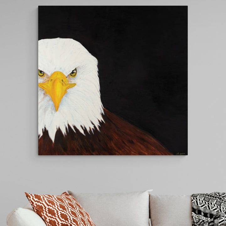 EAGLE SERIES - YUMA - Oil on Canvas - 39.37" x 39.37"