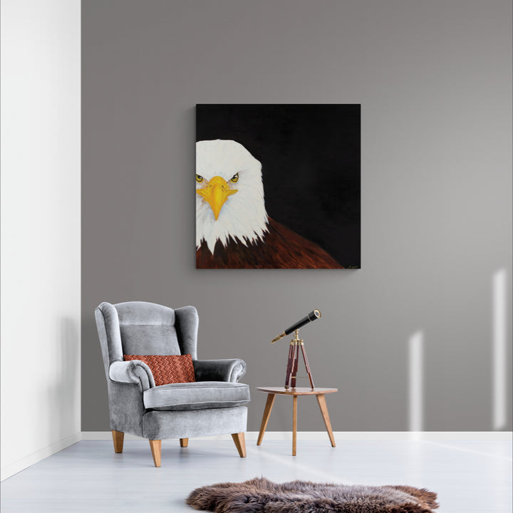 EAGLE SERIES - YUMA - Oil on Canvas - 39.37" x 39.37"