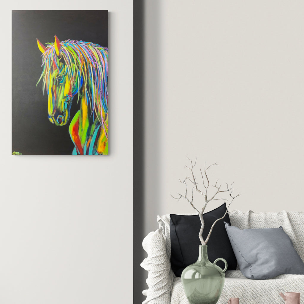 RIGEL - Horses of Judah Ben-Hur - Acrylics on Canvas - 24